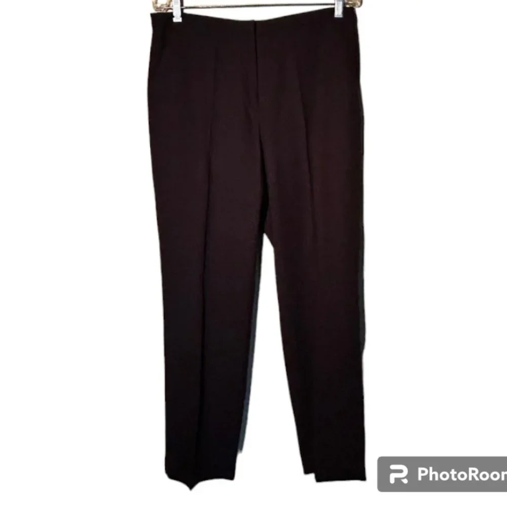 100% Wool Eileen Fisher Deep Olive Green Pantsuit Size M Excellent Condition! - Picture 5 of 7